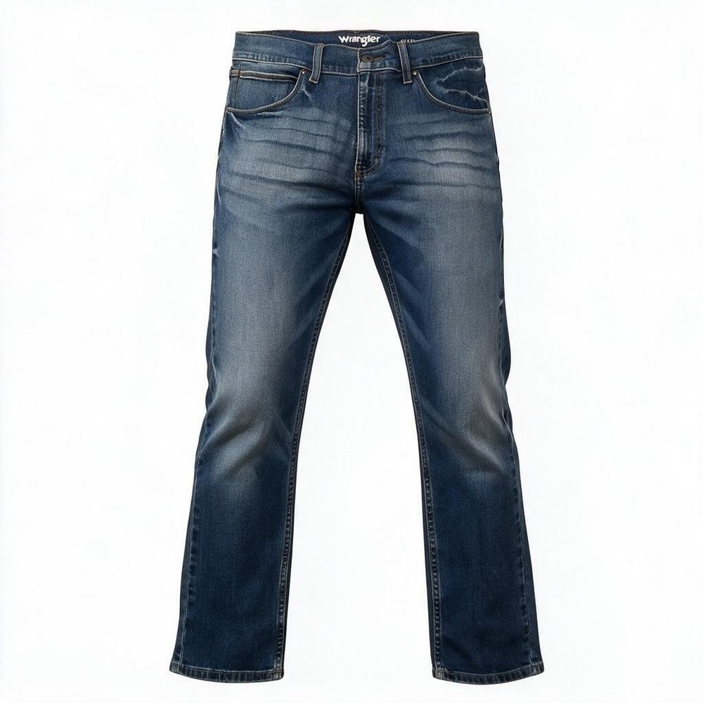 Wrangler Mens Slim Fit Jeans 36x29 Medium Wash Blue Denim New
